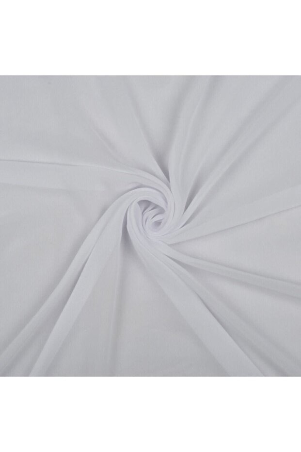 White Silk Chiffon Fabric