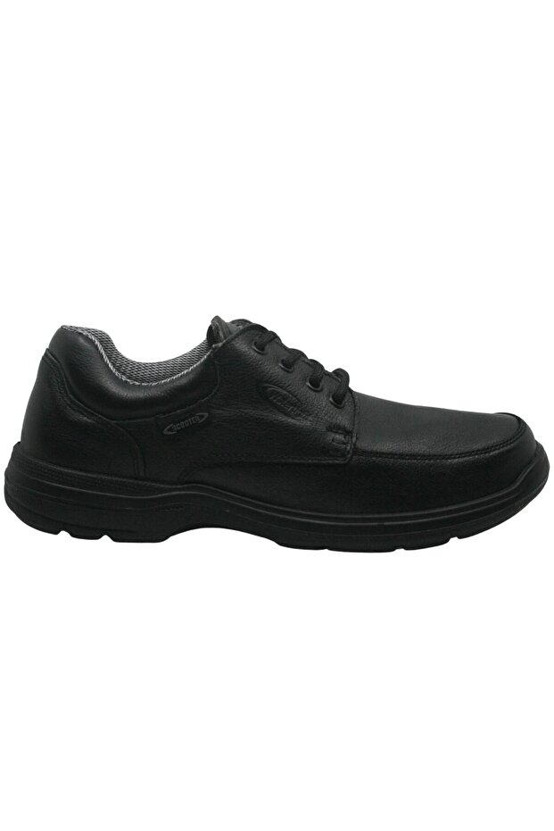 Waterproof Leather Black Men's Leather Shoes M3080ds