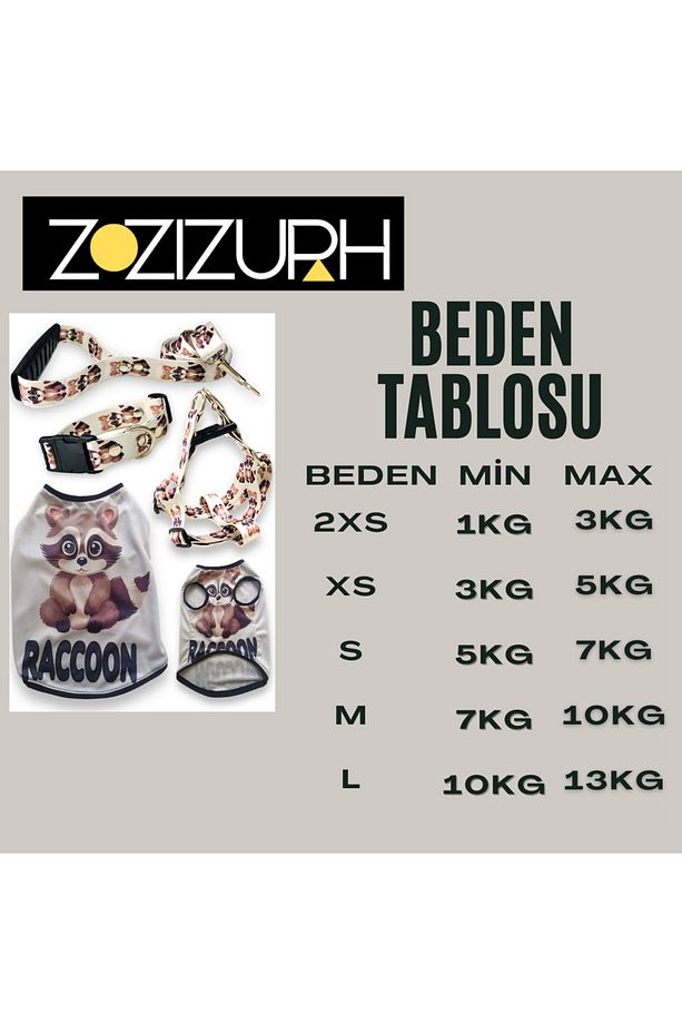 Köpek Kıyafeti Köpek Tasması Seti Köpek Göğüs Tasması Köpek Boyun Tasması Köpek Gezdirme - 5