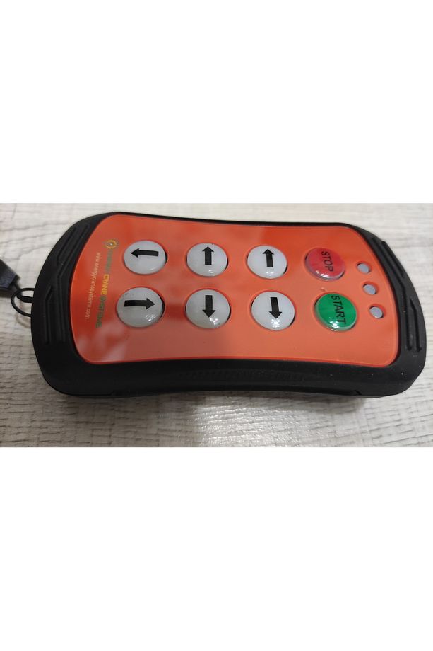 ENDÜSTRİYEL MOBİL VİNÇ UZAKTAN KUMANDA LİFT KUMANDASI 6 BUTON TEK HIZ 10-30V DC - 6