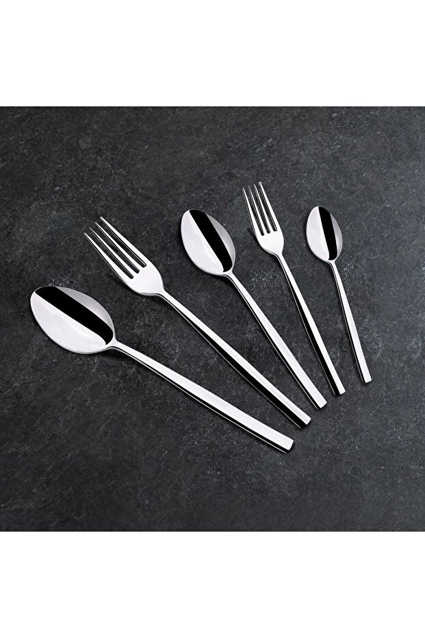 60 Piece Fork Spoon Set Stainless Steel Suitable for Daily/Industrial Use