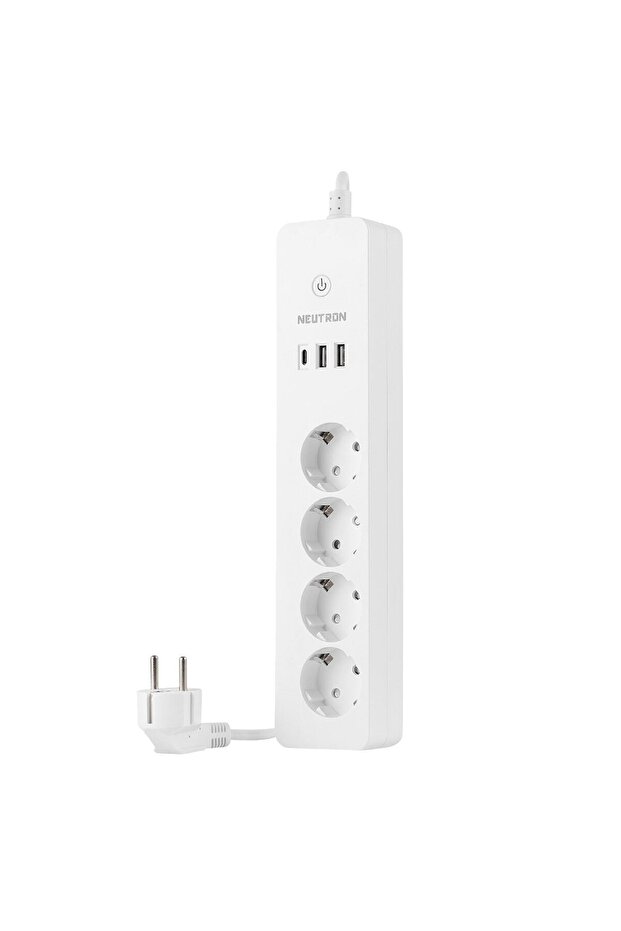 Smart Wi-Fi Supported 16a 4-Plug Child Lock Surge Protected Multiple Socket - Control via Application - 8