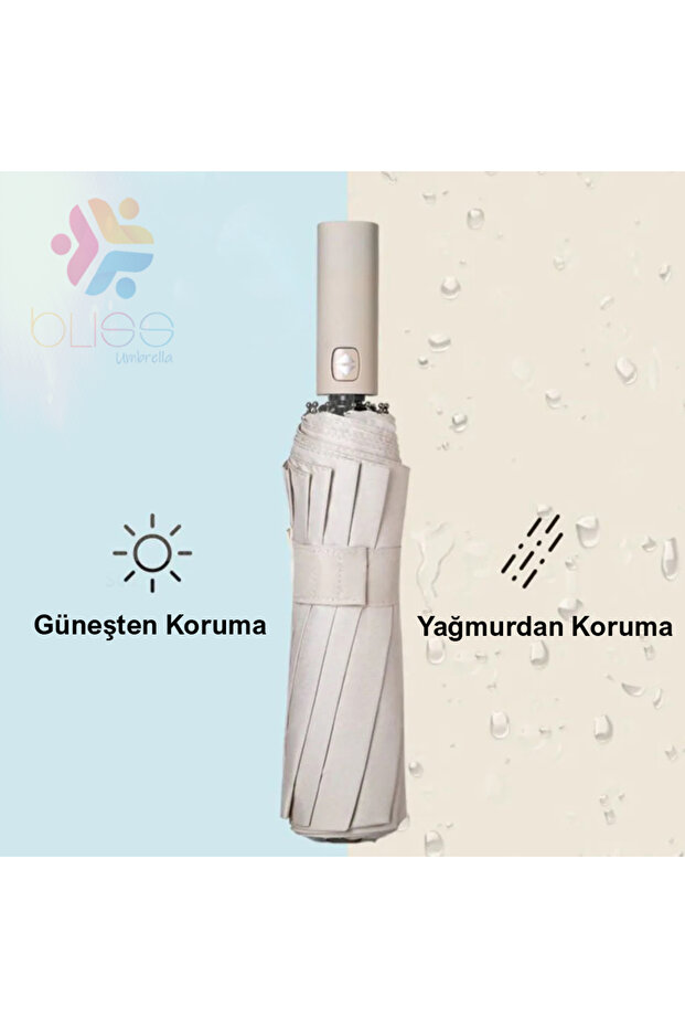 Krem 12 Telli Şemsiye - 4