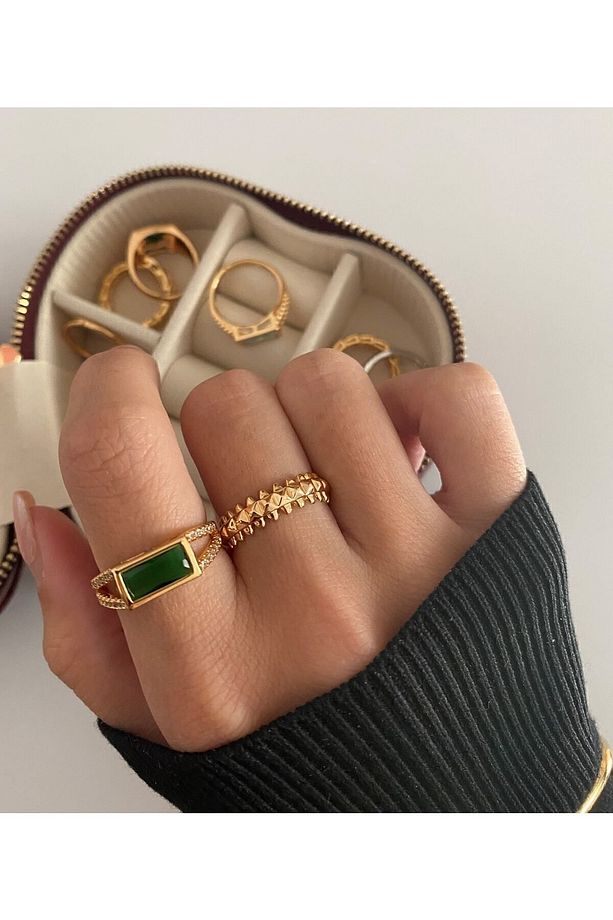 Gold Marka Model Zımbalı Yüzük - 1