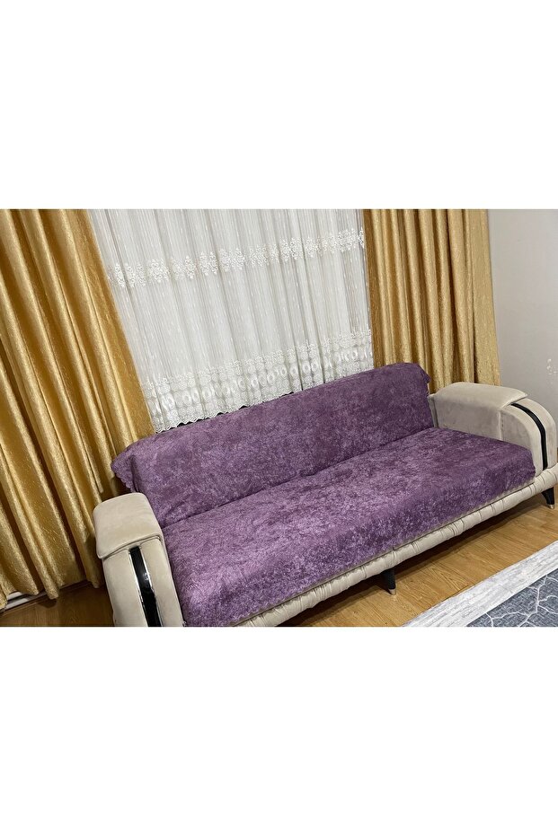 Lilac Sponge Sofa Sofa Bed Sofa Cover - 4