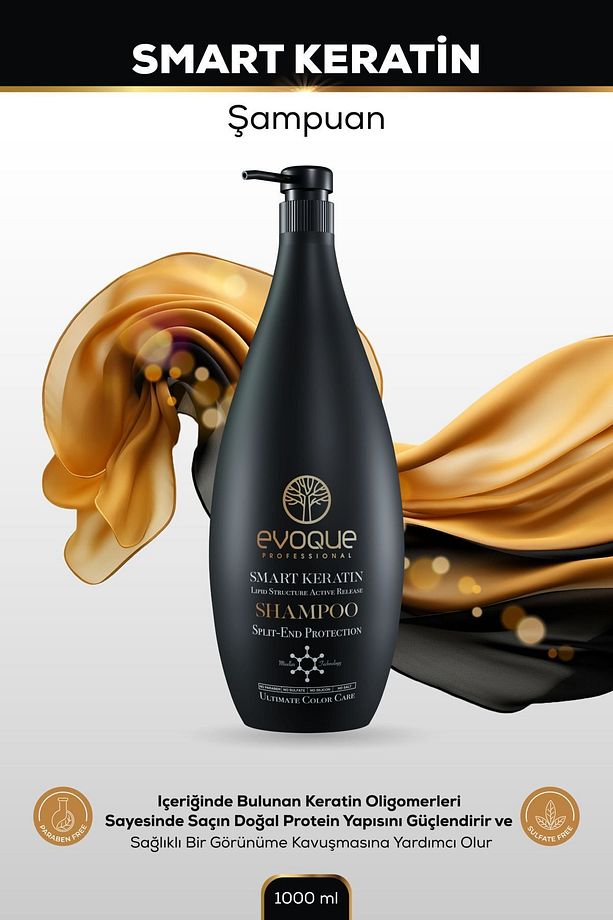 Smart Keratin Şampuan 1000 Ml - 2