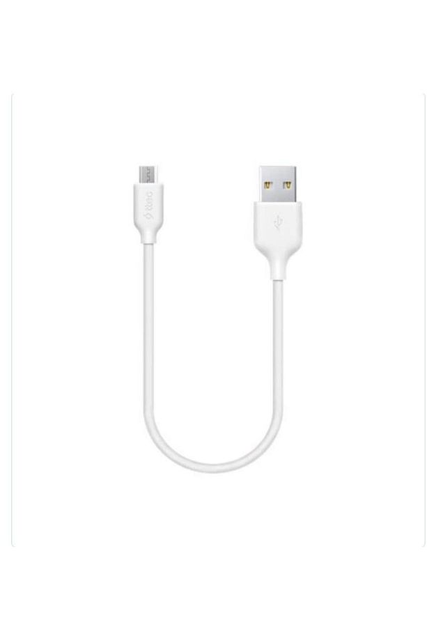 2DK7513B 30 cm Micro Usb Android Şarj Ve Data Kablosu Kablosu Beyaz - 2