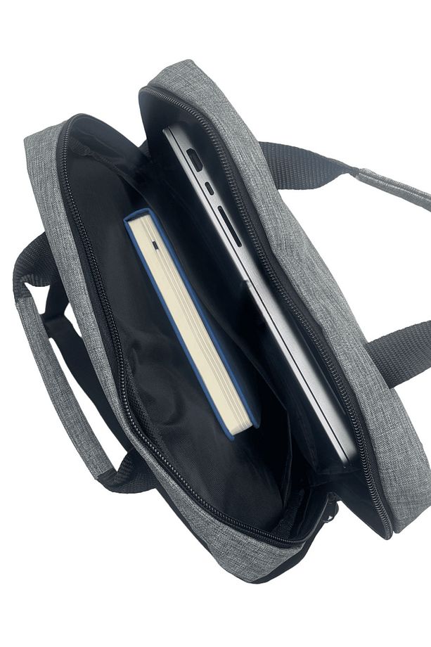 Studio 14'' 13.3'' 13'' Inç Gri Su Geçirmez Unisex Laptop/macbook/bilgisayar/notebook Çantası - 4