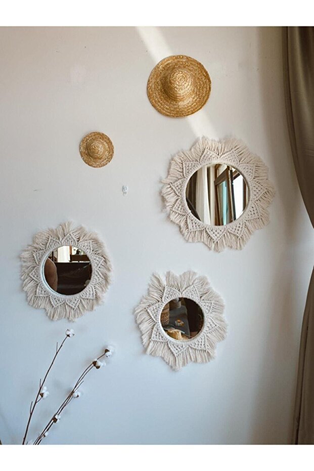 3 Lü Makrome Ayna - 2