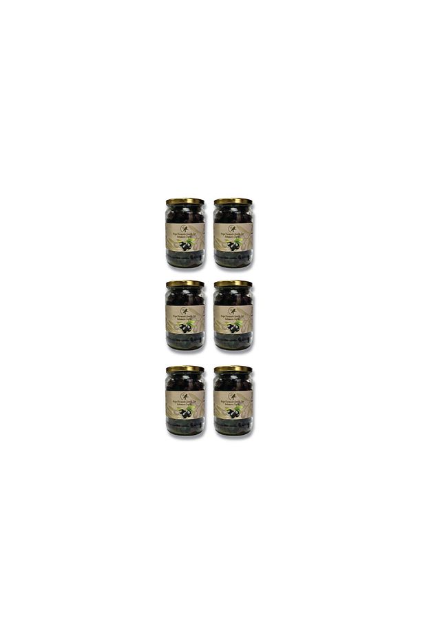 Gemlik Tipi Siyah Zeytin 450 gr X 6 Adet 321-350 Adet/kg - 2