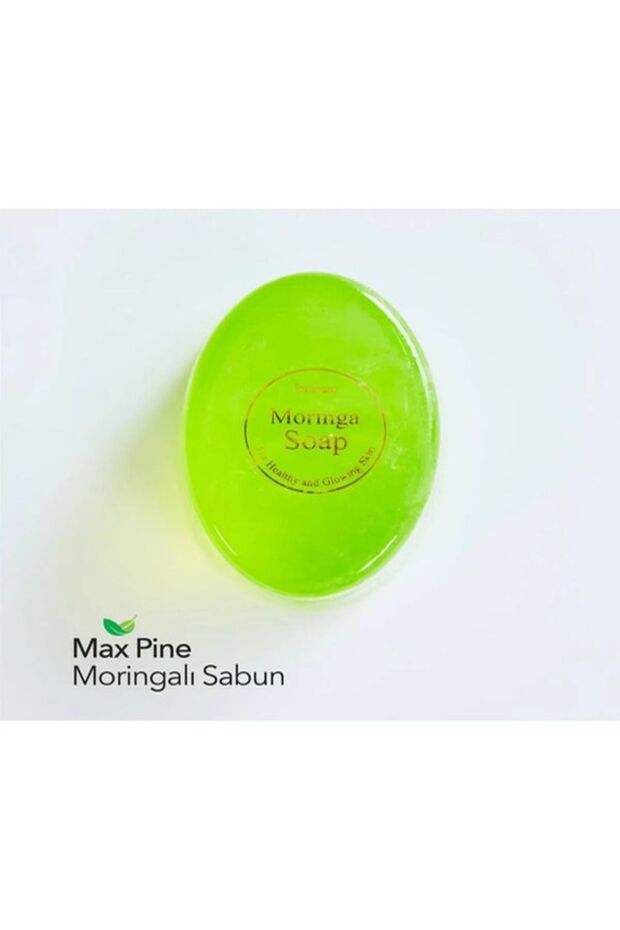 Maxpine Natural Moringa Sulfur - Anti-Acne and Blackhead Soap (GREEN) 1 Piece 100 gr