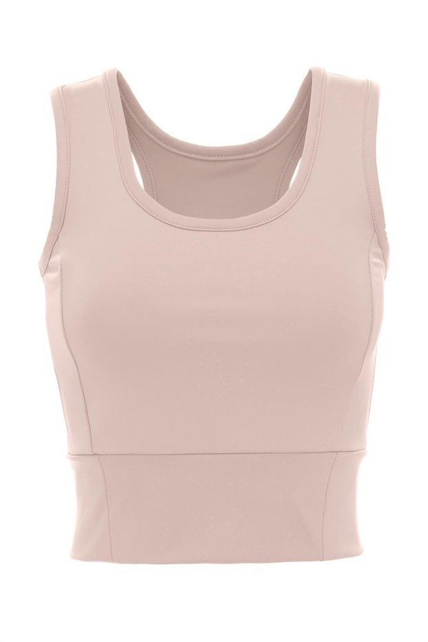 Sports Bra - Gray - Plain