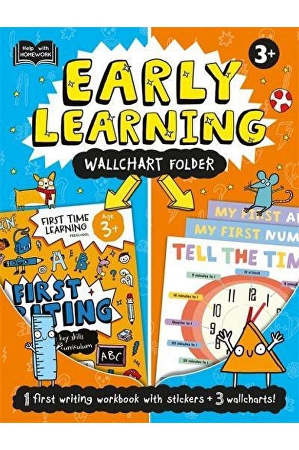 Help With Homework: 3+ Early Learning Wallchart Folder / / 9781800221932 - 1