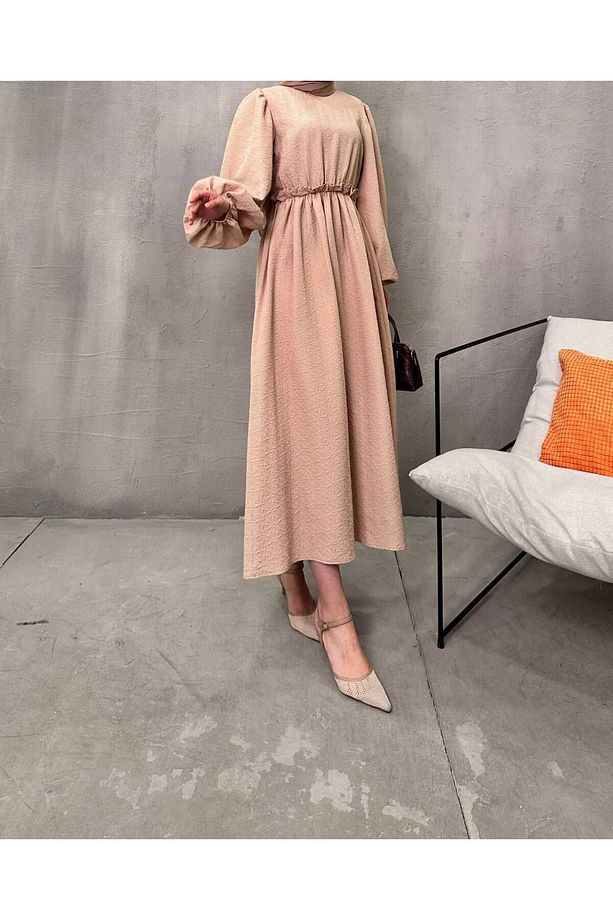 Çiçek Desen Elbise - 3