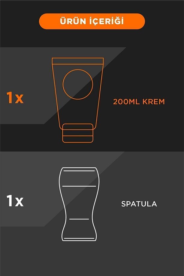 Erkeklere Özel Tüy Dökücü Krem 200 ml X 3 Adet - 5