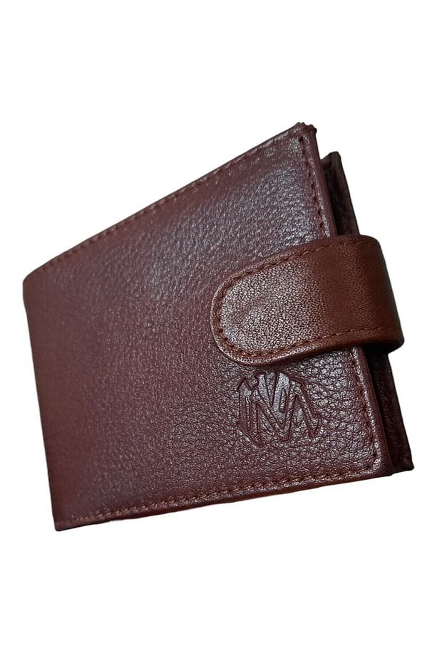 Lüks Deri Kartlıklı Cüzdan - Yatay Çıtçıtlı Model - 3