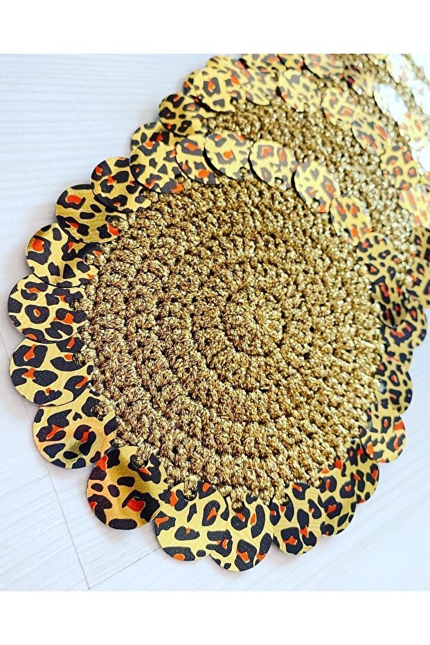 Leopar Pullu Bardak Altlığı - 2