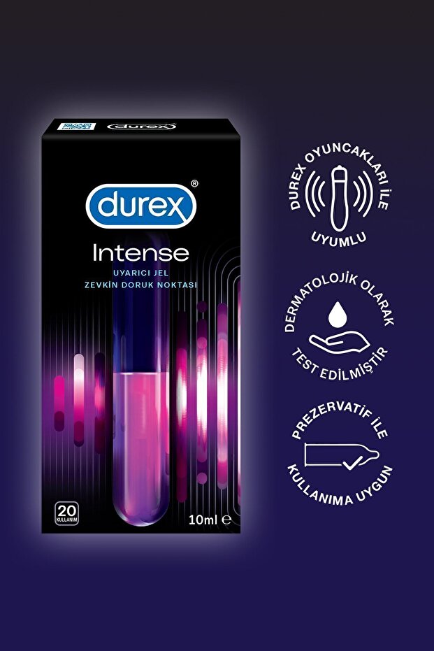 Intense Prezervatif 10'lu + Intense Uyarıcı Jel 10 Ml Kondom - 2