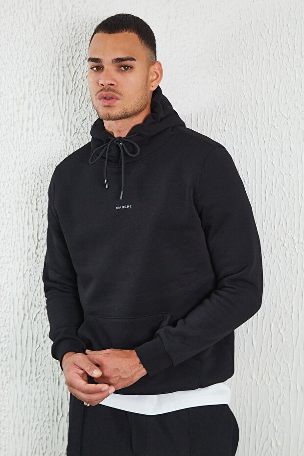 مقنعين الأساسية الحد الأدنى مطبوعة العرق الأسود - 6