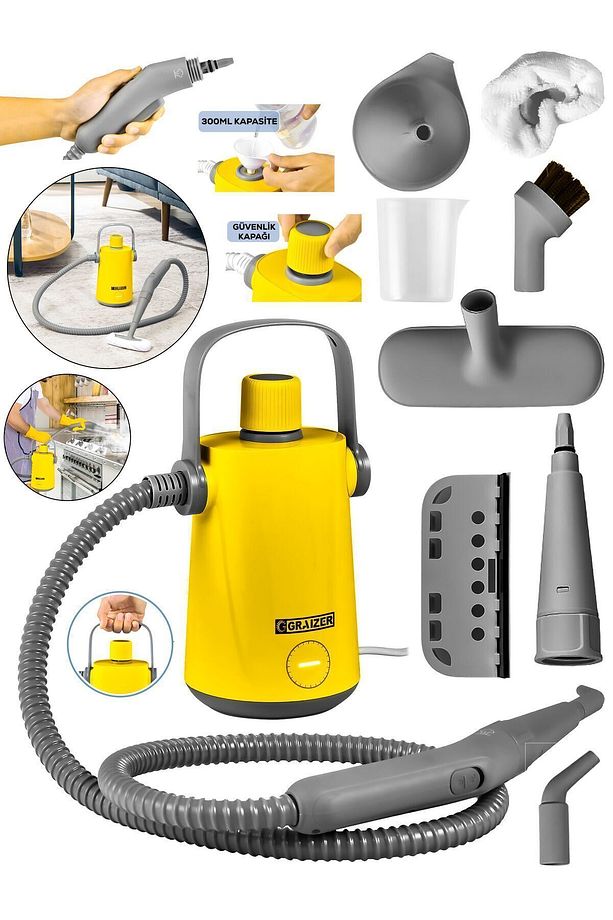 Alman EasyFix Series Profesyonel Buharlı Temizleyici Buharlı Temizlik Makinesi - 3