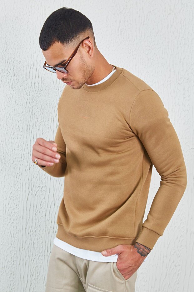 طاقم الرقبة الأساسية الحد الأدنى المطبوعة العرق التربة - 3