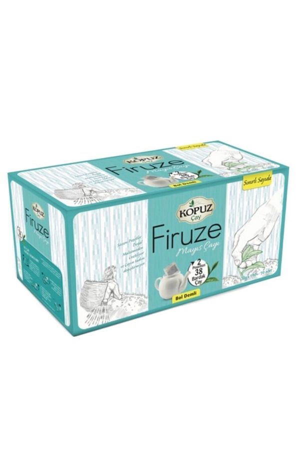 Kopuz Firuze Demlik Süzen Poşet Mayıs Çay 6kg - 1