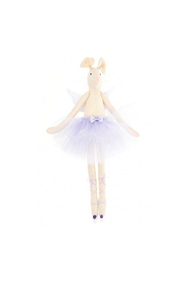 Mor Tül Elbiseli Fare Oyuncak - 2