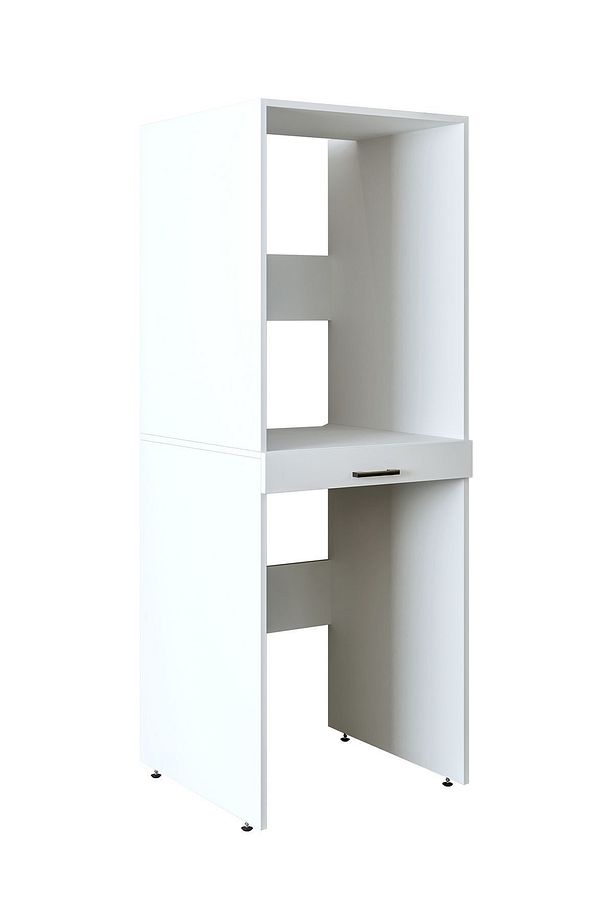 Çamaşır Ve Kurutma Makinesi Dolabı Mat Beyaz - 8