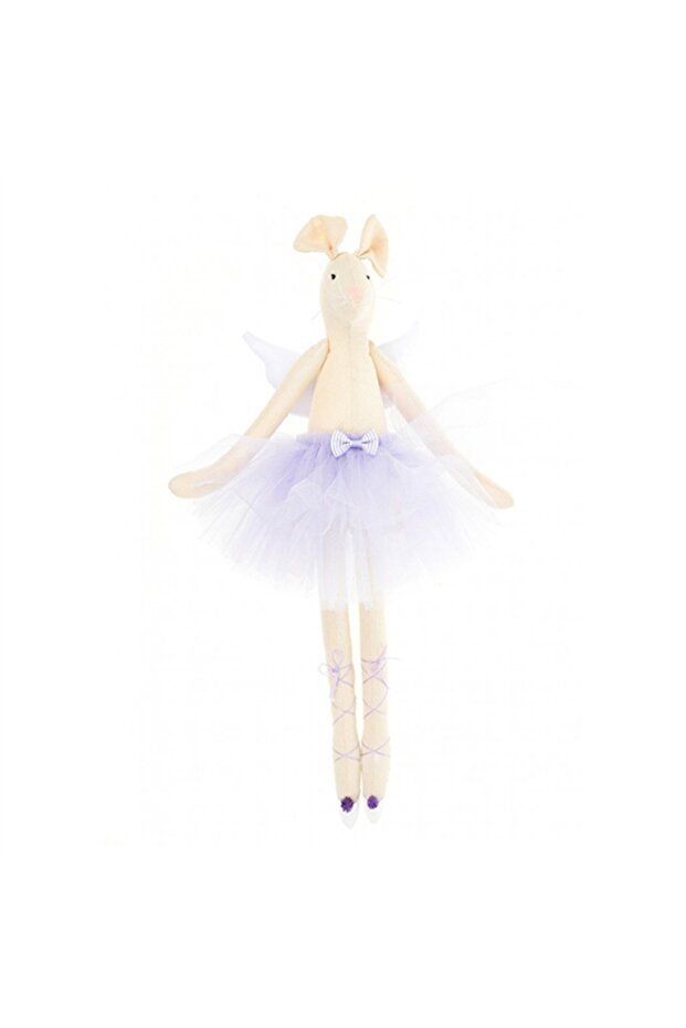 Mor Tül Elbiseli Fare Oyuncak - 1