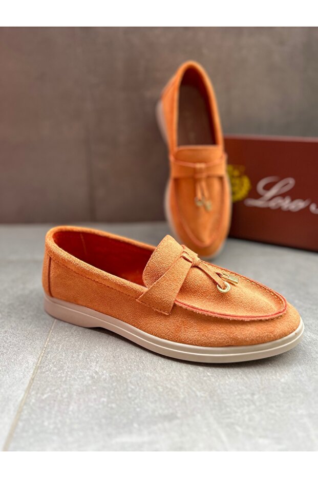 حذاء لوفر من جلد الغزال - 1