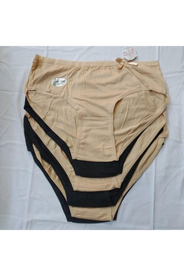 6 Pieces Bamboo Bikini3 Black 3Ten