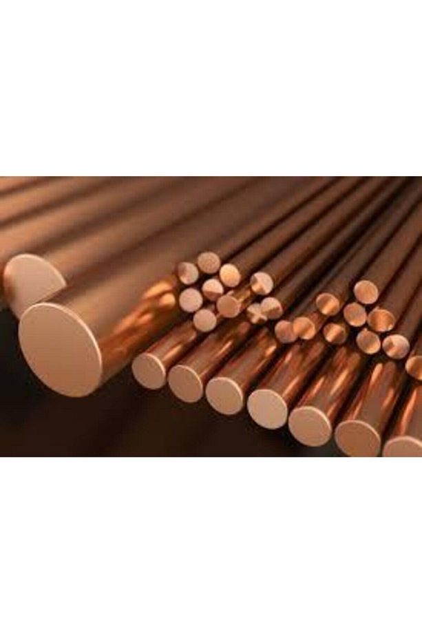 Bakır Çubuk Yuvarlak 6 Mm 1 Mt - 1