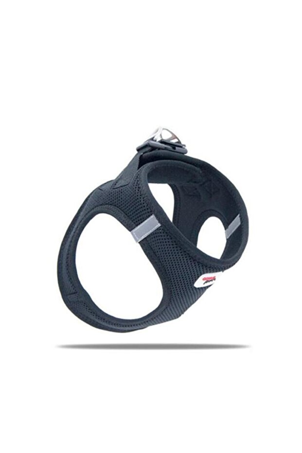 Air-mesh Harness طوق الكلب الأسود Xs