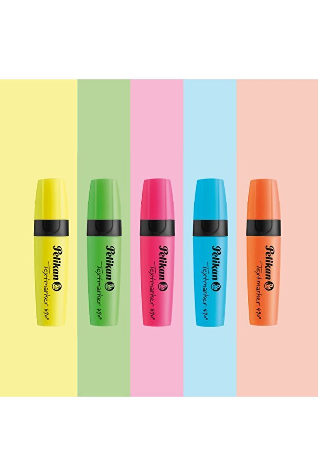 ONABANA Pelikan 490 Highlighter Marker Pen Set of 5