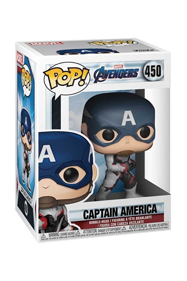 Pop Marvel Avengers Endgame: Captain America Figür Ithal - 2