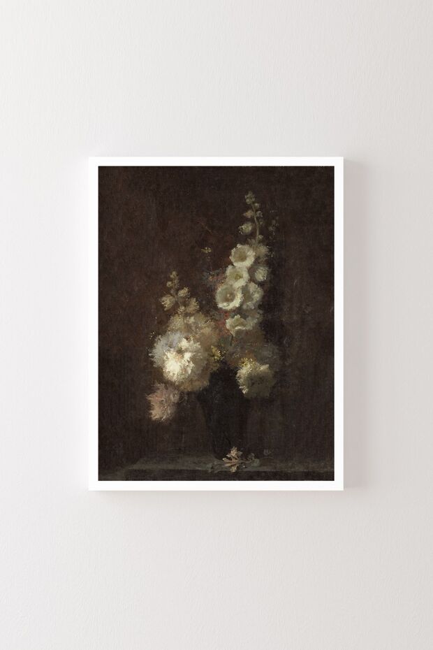 Flowers - White Frame