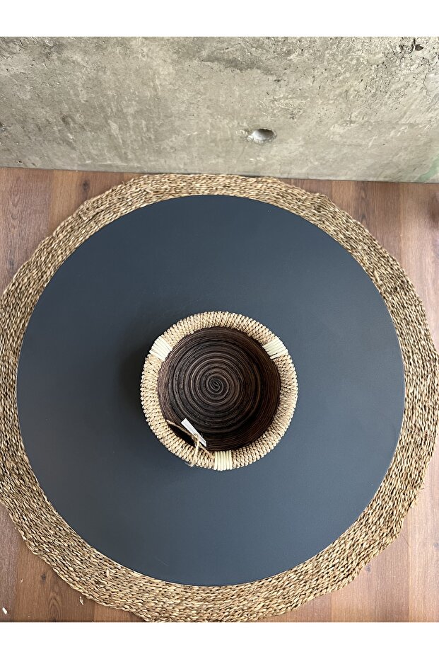 Yuvarlak Bambu Saksı - Mini - 4