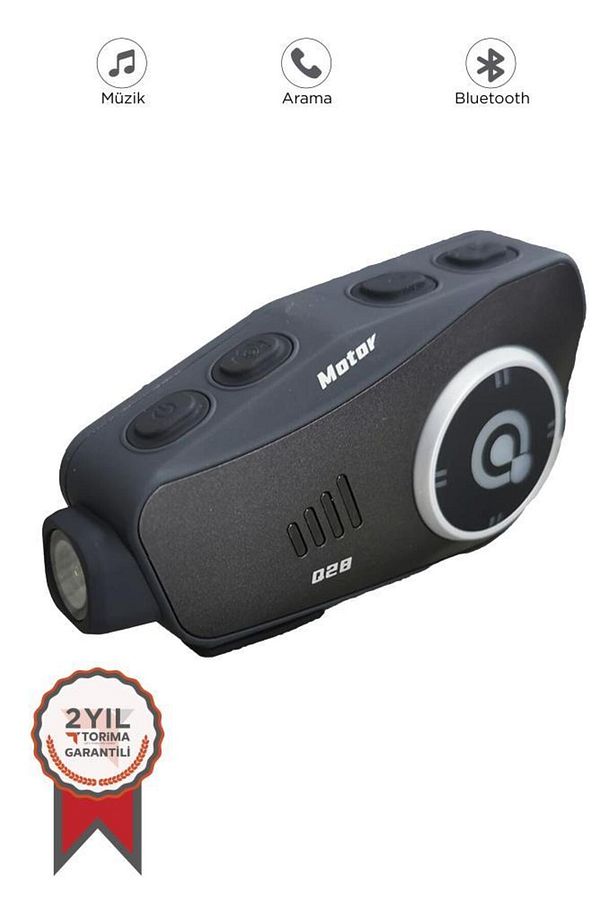 Q28 Intercom +32GB SD Kartlı Bluetooth Motorsiklet Kask Kulaklığı İnterkom - 1