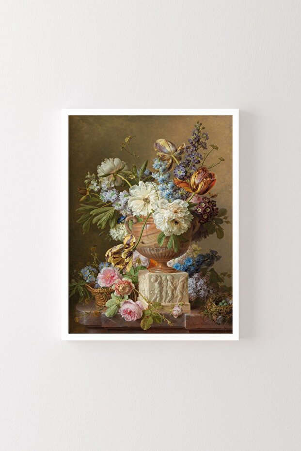 Flowers - White Frame