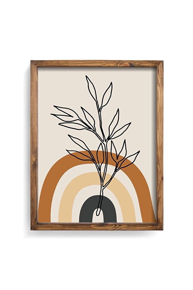 Abstract Design - Wooden Patterned Frame - 1