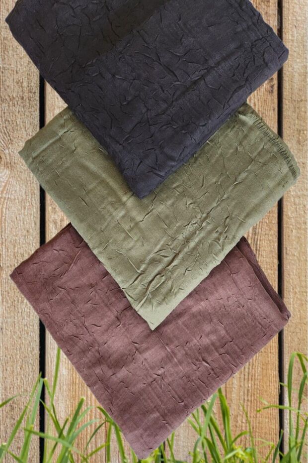 BAMBU KRAŞ  ŞAL 3'LÜ SET - 1