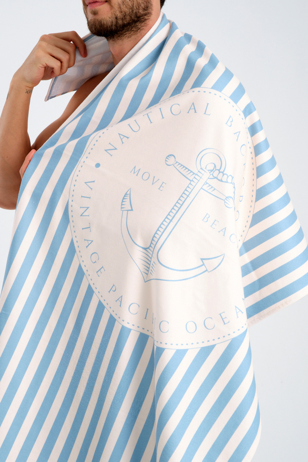 Beach and Bath Patterned Towel - 4