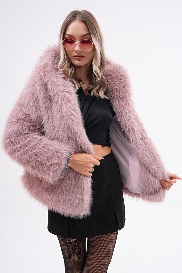 Fur Hooded Jacket - 5