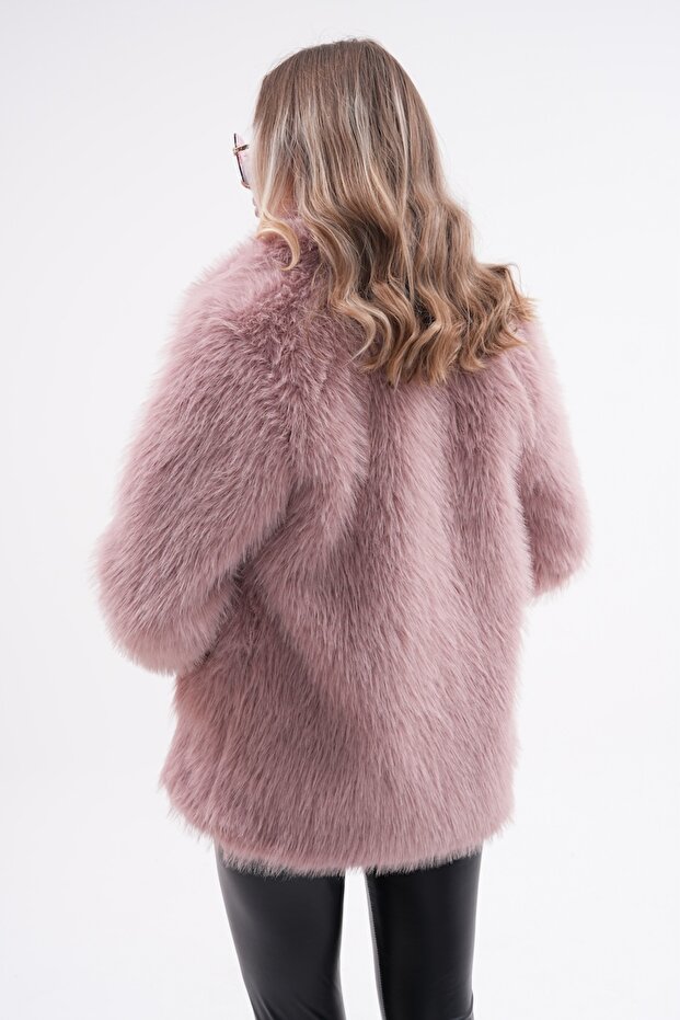 سترة بياقة فروي - 7