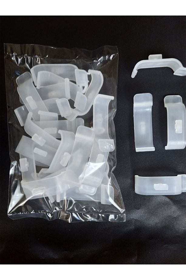 Stor Zebra Perde Pratik Kornişe Takma Aparatı 20 Adet (GENİŞ KASA 4,5CM.) - 1