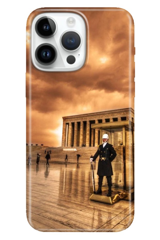 iPhone 16 Pro Max Case Silicone Printed 16 Pro Max Cover Anıtkabir