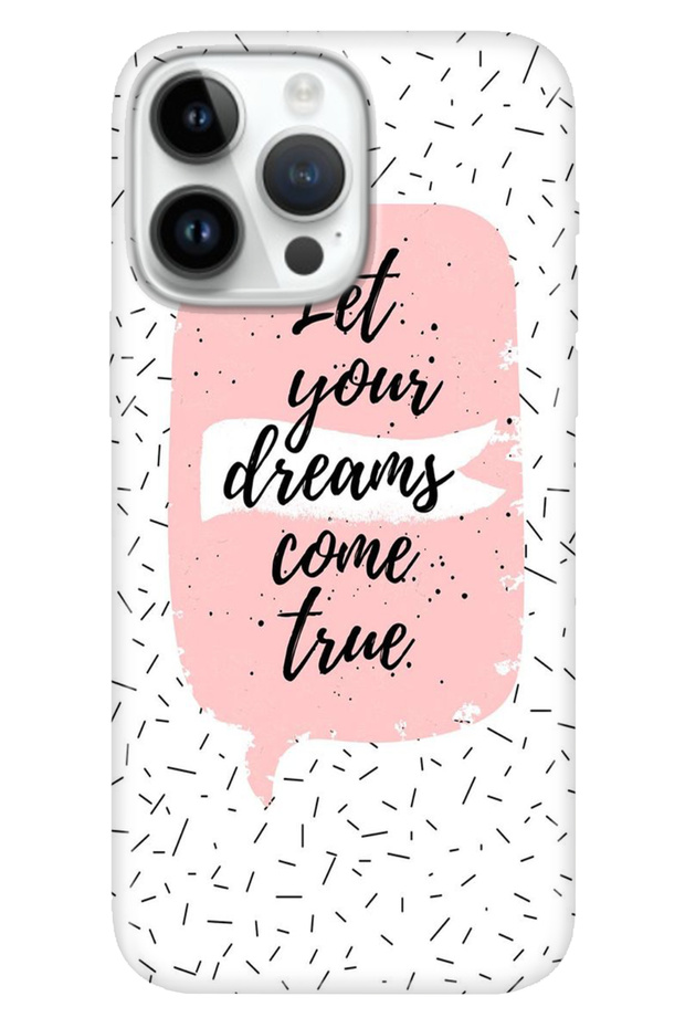iPhone 16 Pro Max Case Silicone Printed 16 Pro Max Cover Let Dream Love