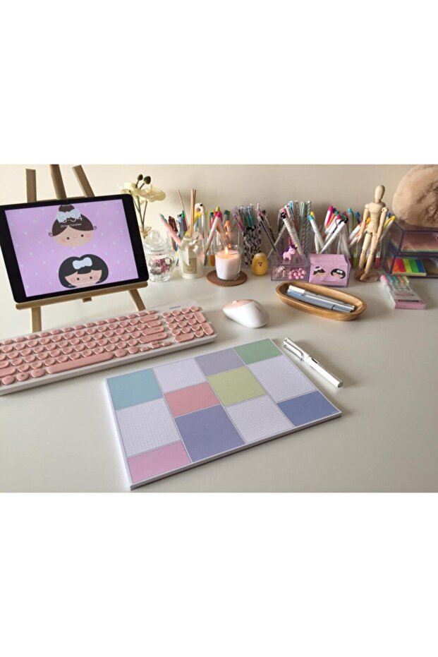 A4 Renkli Postit Memopad - 4