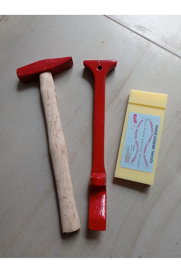 Laminant Parke Profosyonel Usta Seti Kestamid Döşeme Çakma Takozu, Çekiç Ve Çektirme Demiri - 2