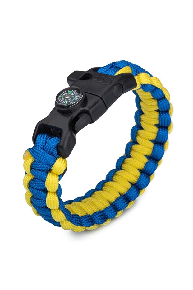Life-Saving Magnesium Rod Compass and 3 Meter Extending Paracord Bracelet